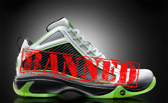 Authentic Geek!: NBA Bans 'Tricked' Out Sneakers or 
