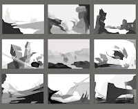 Environment Grey Scale Comps