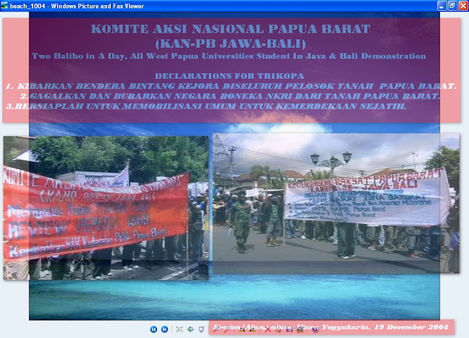 WEST PAPUANS DECLARED AND CAMPAIGN BALIHO