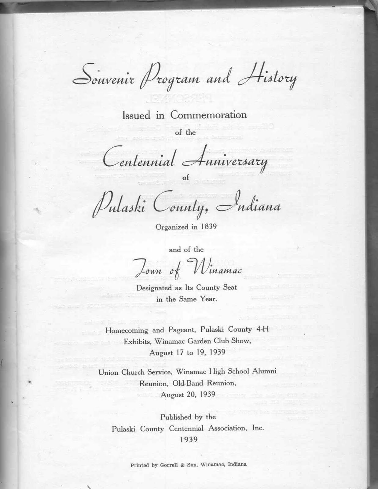 Rensselaer Adventures Pulaski Centennial