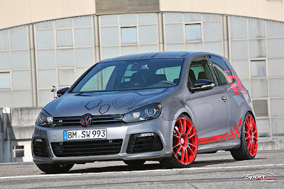 Modified VW Golf R Sport -Wheels cool color pictures