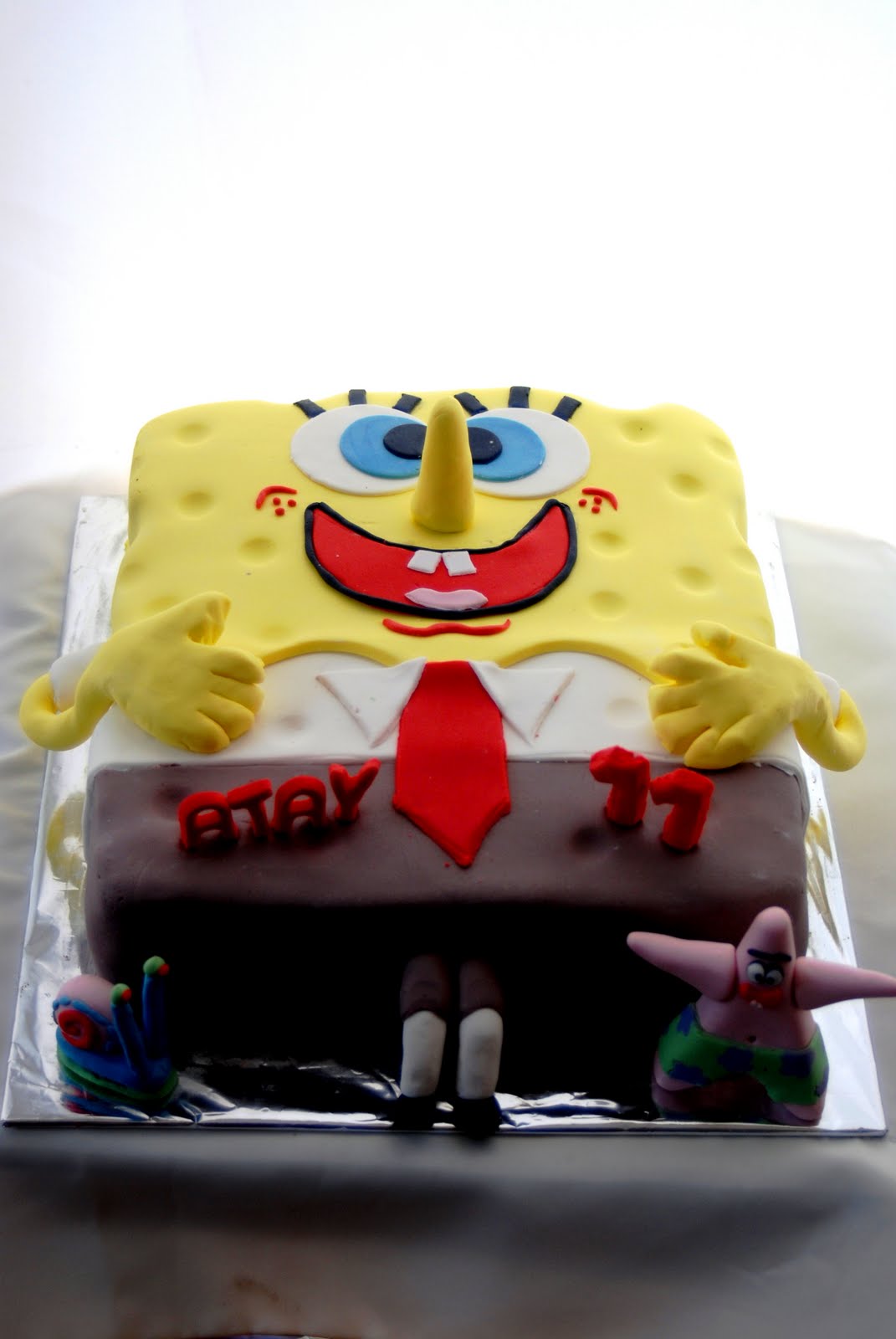 PASTA SEPETİ SÜNGER BOB PASTASI 3