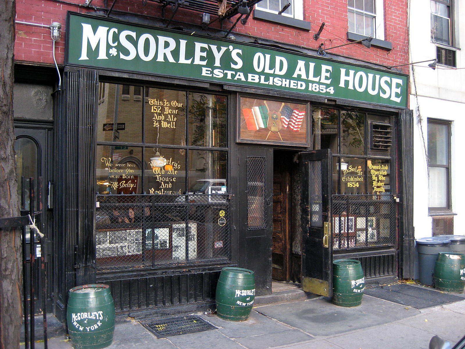 Writing Archive McSorley's Old Ale House