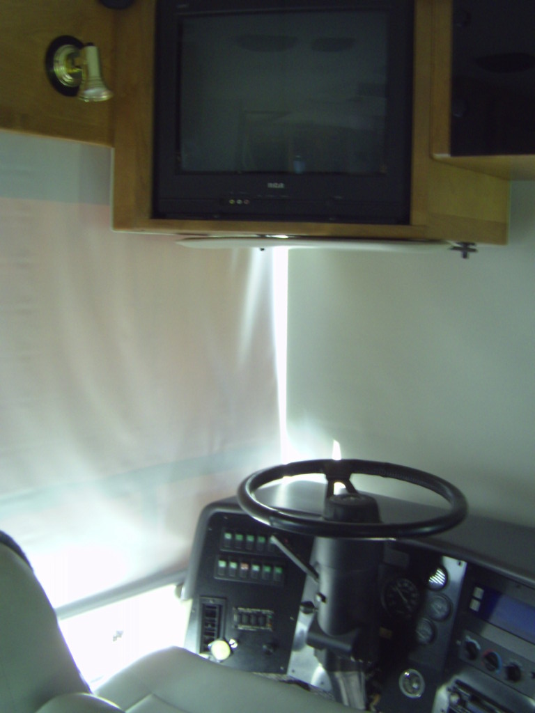 RVing The USA is our BIG Backyard MOTORHOME MODIFICATION Our new powered windshield shade