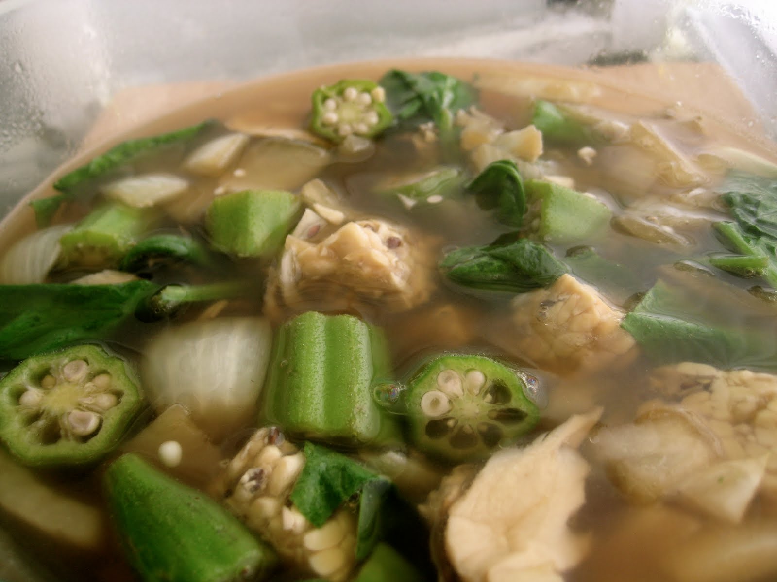 the allergic hedonist okra maitake soup