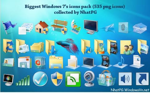 又美又酷的Windows7小圖示蒐集 15 Most Beautiful and Cool Windows 7 Icon pack ...