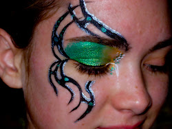 face painting cloudy