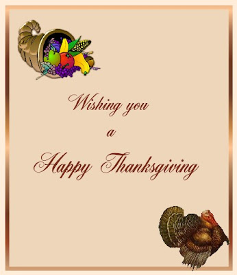 Corporate Thanksgiving Wish Card