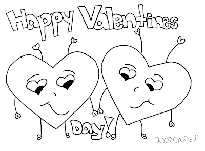 Free Valentine Coloring Sheets