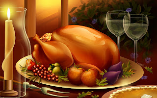 Thanksgiving Turkey Dinner Wallpaper