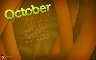 Halloween October Calendar Wallpaper
