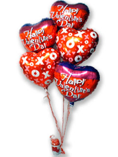 balloon card for valentine
