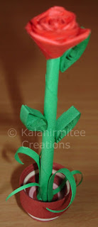 kalanirmitee: quilling-quilled flowers