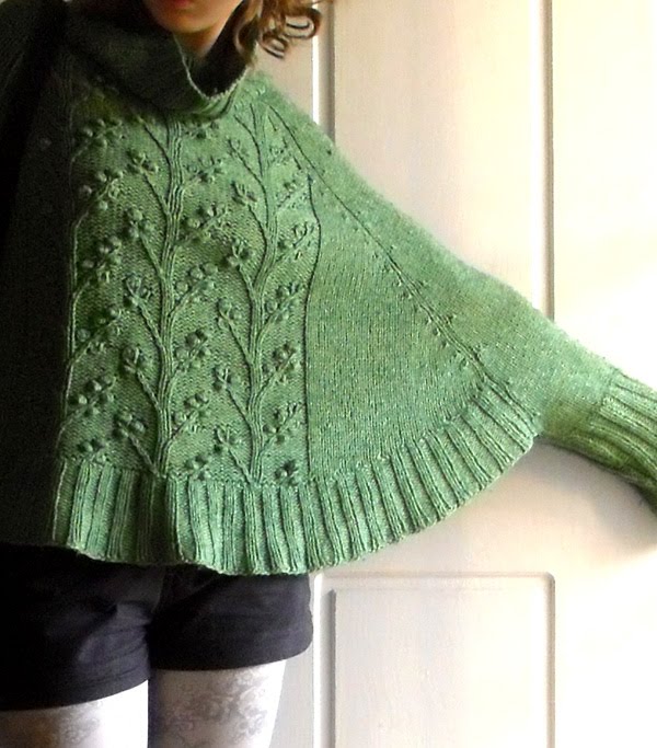 sew knit me: a sleeved poncho