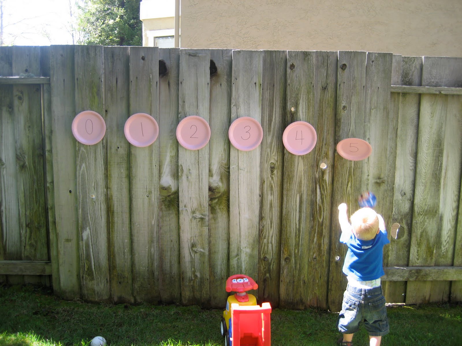 Toddler Approved! Number Target Practice