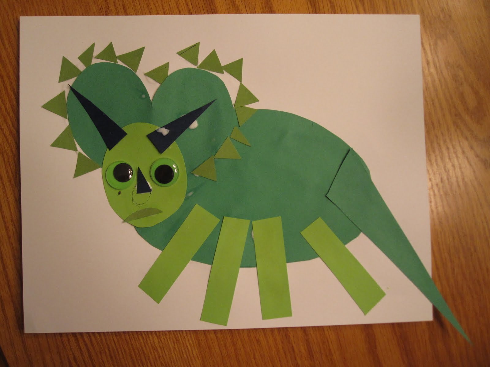 triangle head dinosaur
