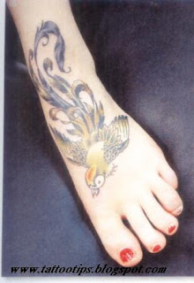 Bird Foot tattoo