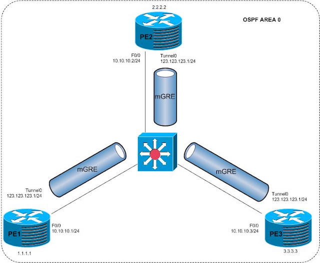 Mgre Routing CCIE Service Provider: OSPF mGRE