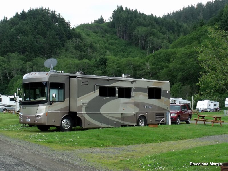 Bruce and Margie's Full Time Journey: RV PARK REVIEW: Neskowin Creek in Neskowin, Oregon