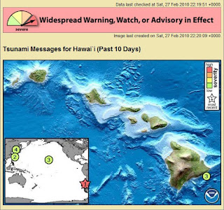 tsunami hawaii map