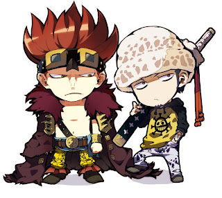 trafalgar law and eustass kid cute picture anime wallpaper one piece