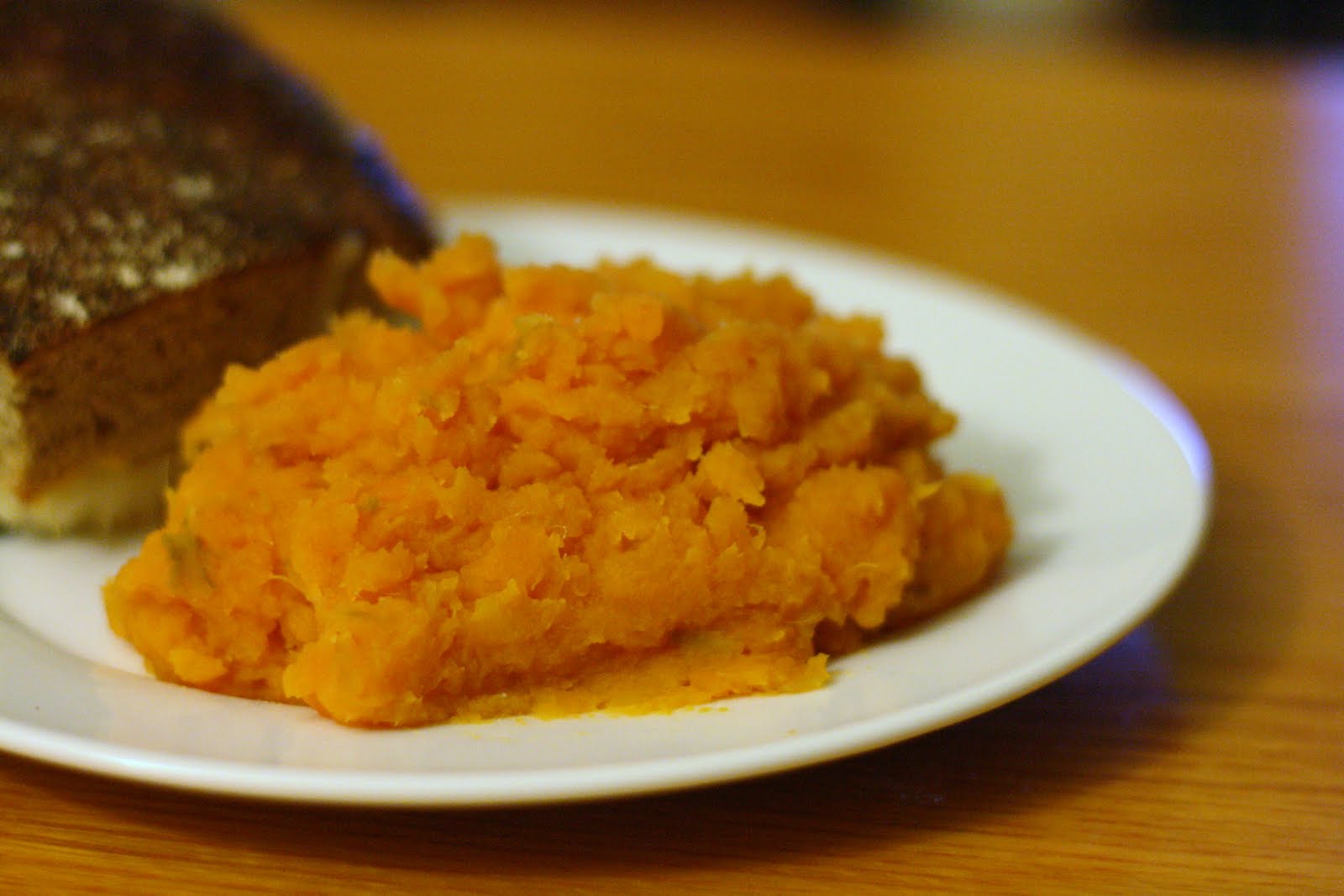 Laine's Recipe Box Mashed Sweet Potatoes with Apple Cider