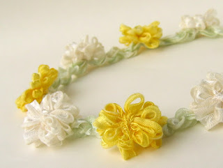 handmade daisy chain crown by ffflowers