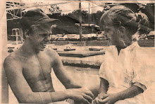 Me and my sister at the pool.