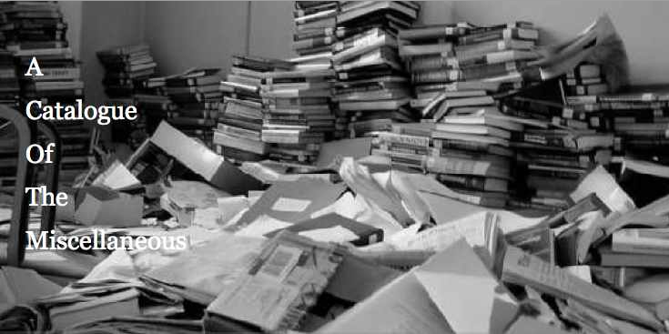 Catalogue of the miscellaneous