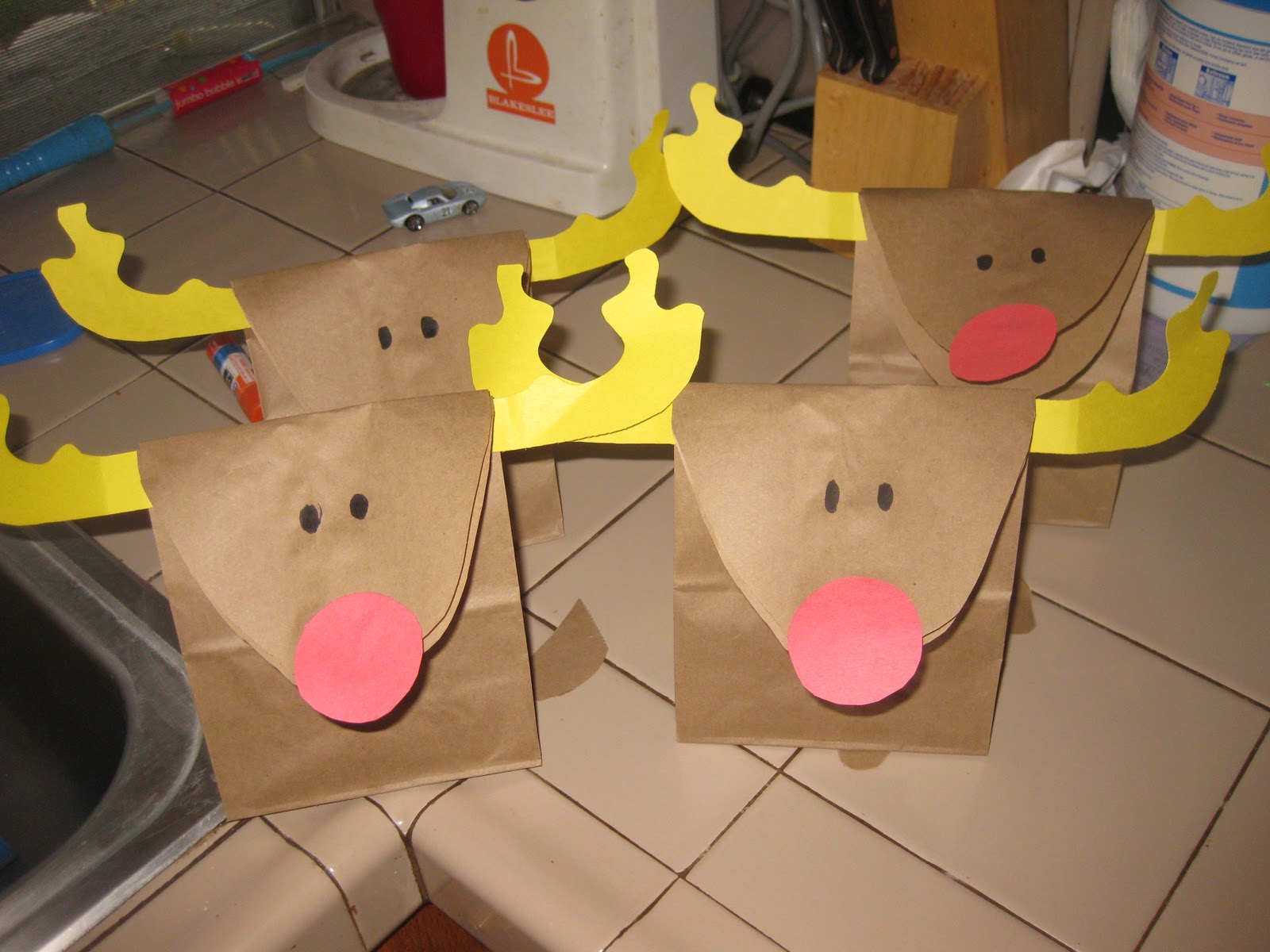 Shared Jelly Paper Bag Reindeer