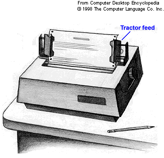 tractor feed dot matrix printer