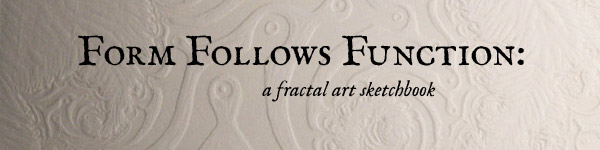 Form Follows Function: a fractal art sketchbook