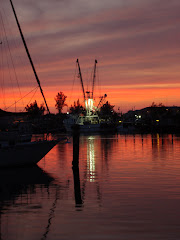 Shrimp Boat at Sunset