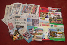 Surat Kabar dan Majalah hasil penyerahan dari para penerbit.
