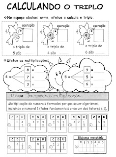 Atividades Educativas: ATIVIDADE CALCULANDO O TRIPLO