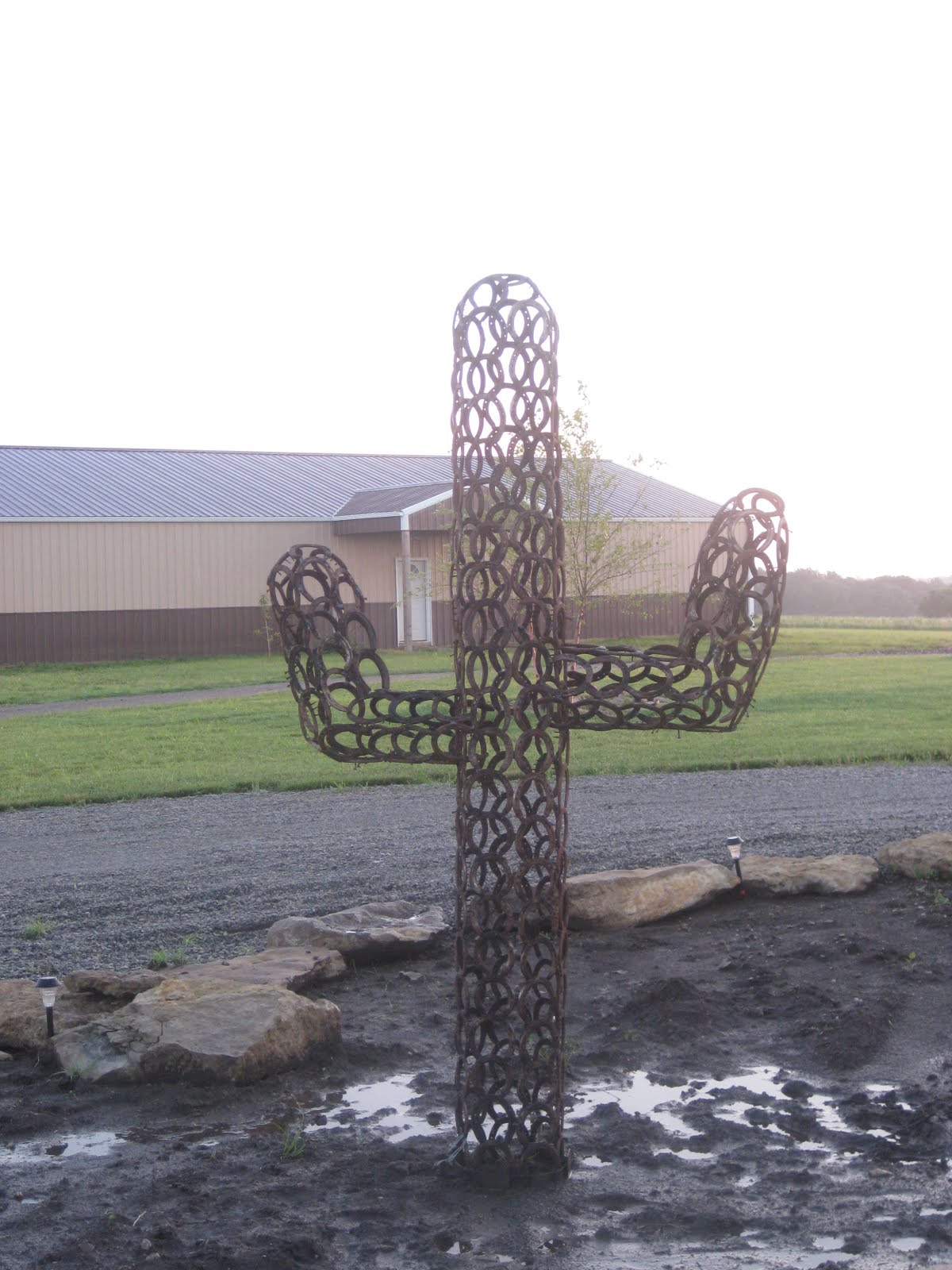 Carmen's Custom Creations My Newest Creation....Horseshoe Cactus