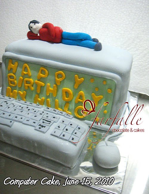 Farfalle Chocolate & Cakes: Computer Cake for Ivone