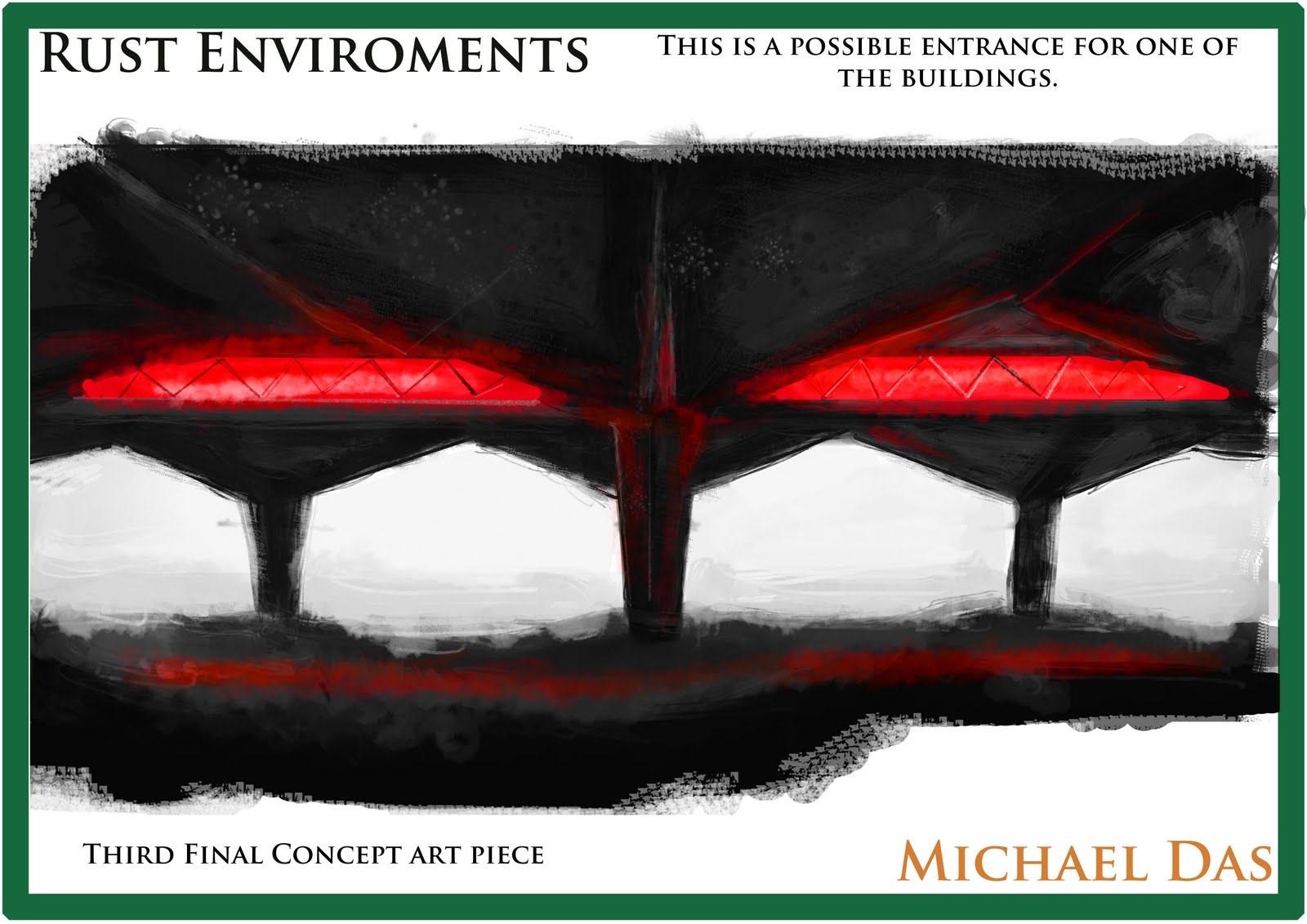 Michael Das Animation and Art: Rust concept art