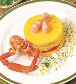Receta de Causa Rellena con Camarones Receta de Causa Rellena con Camarones