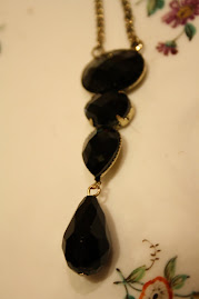Black Drop Necklace
