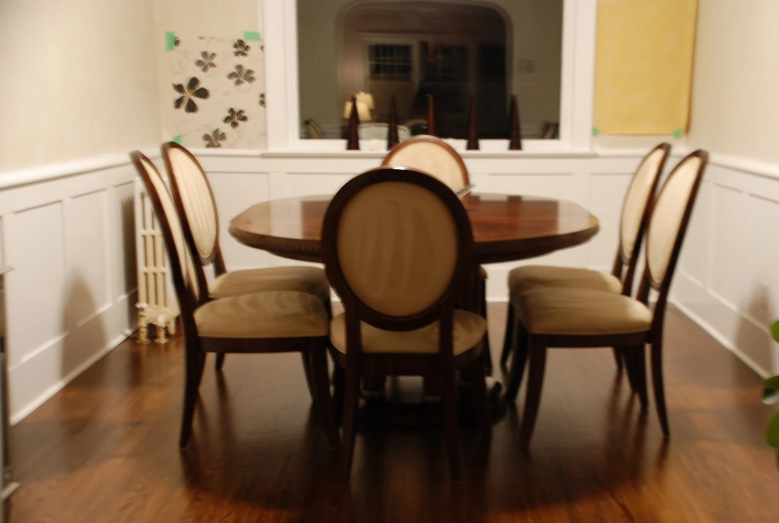 dining room renovation, diy home project for beginners, diy wainscotting