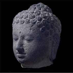 Borobudur Buddha head British Museum