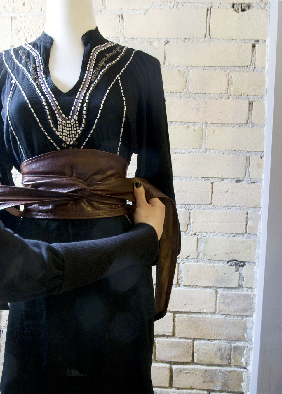 wrap around tie belt