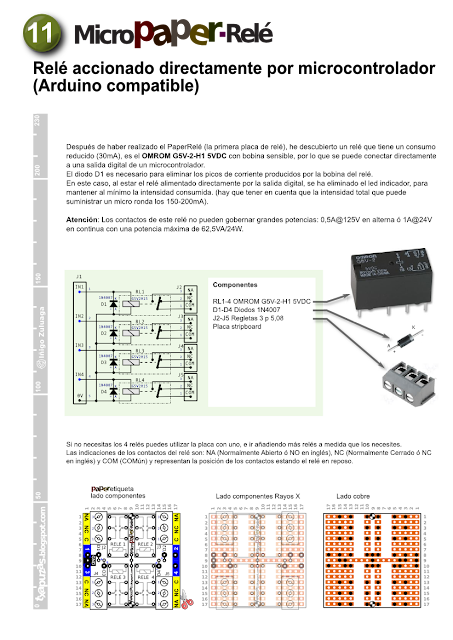 Powered directly by computer Relay (arduino compatible)