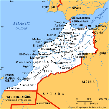 Maps Map Morocco