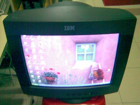 ydtec: IBM E54 15inch CRT Monitor Black Color - RM70