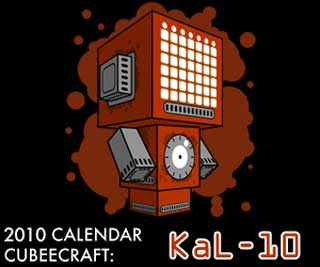 Kal-10 Calendar Papercraft