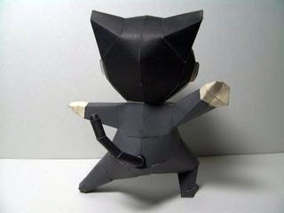 Taro Aso-nyan Papercraft