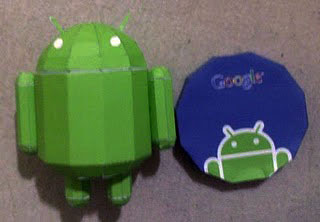 Google Android Papercraft Mascot