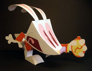 White Rabbit Papercraft